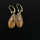Walnut earrings